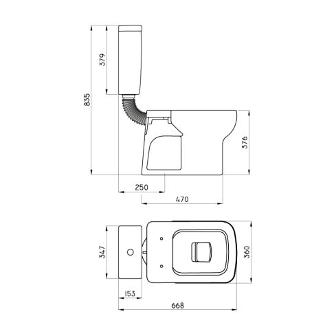Deposito de colgar Limay - Doble Descarga