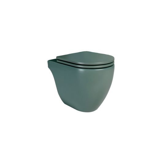 Inodoro corto Fontana - Verde Oliva