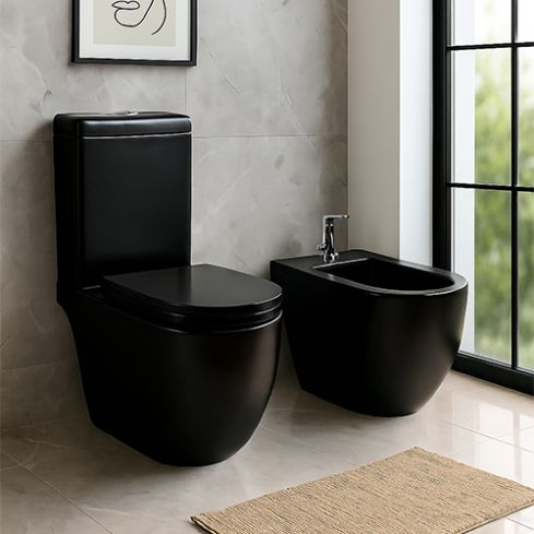 Depósito doble descarga Fontana 4.5/3 litros - Negro Satinado