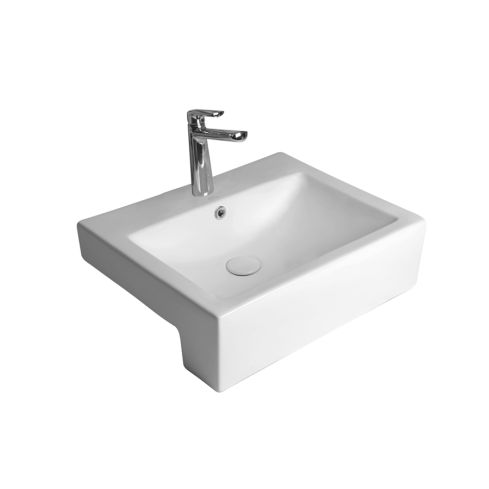 Lavatorio semiencastrar Dongio rectangular