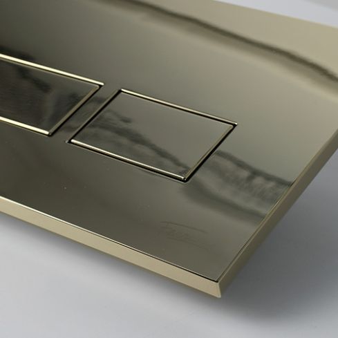 Tapa Doble Tecla Rectangular Chica