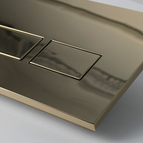 Tapa Doble Tecla Rectangular Chica