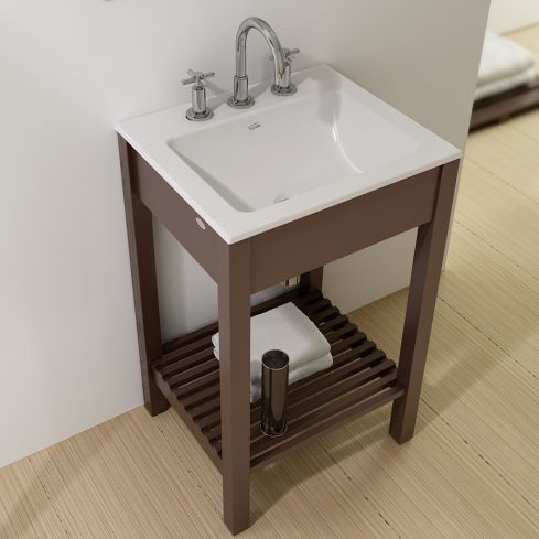 Mueble abierto Symi - Marrón