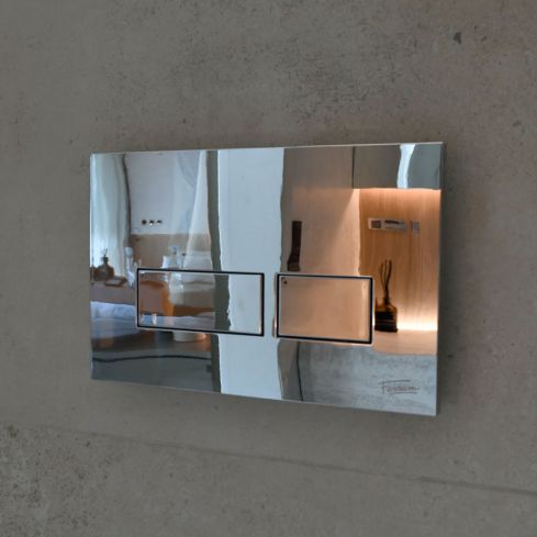 Tapa Doble Tecla Rectangular Chica