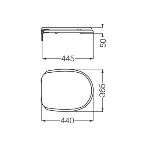 Tapa asiento inodoro Adriatica (HDF)