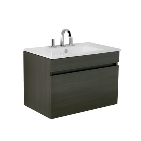 Mueble de Colgar Cadria 75 cm - Wengue - 1 Cajón -